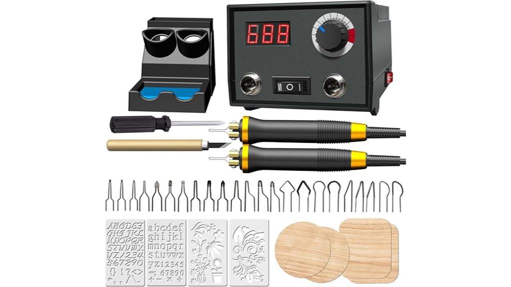 wood burning kit with thermometer