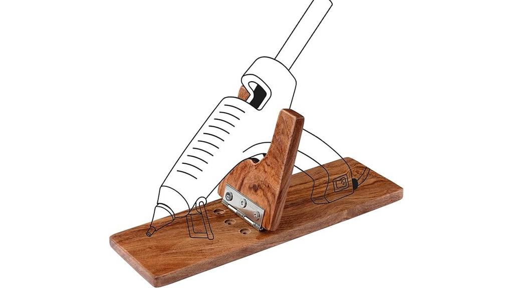 wooden glue gun organizer