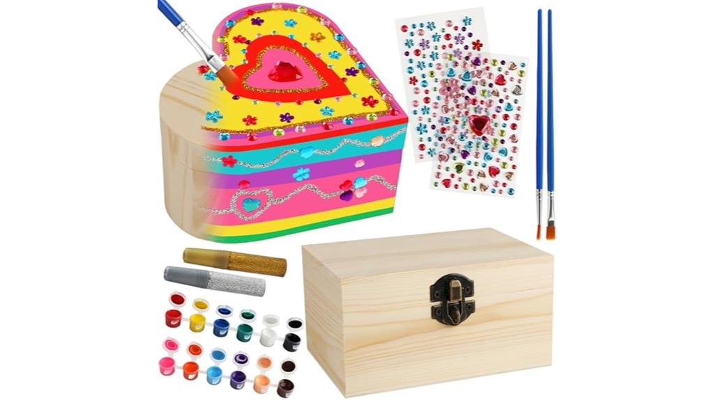 wooden jewelry box craft