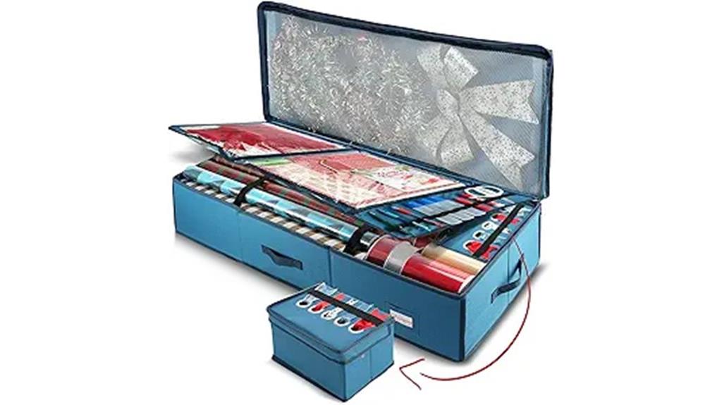 wrapping paper storage container
