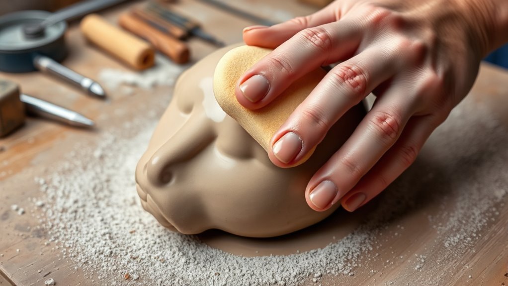 achieve flawless clay finish