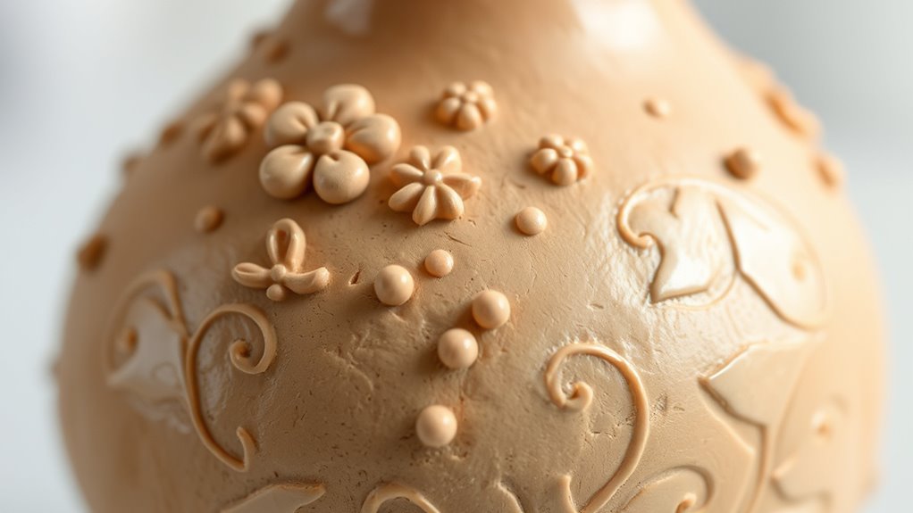 add textures and embellishments