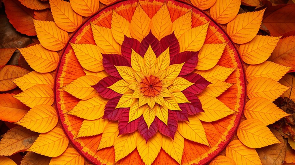 arrange leaves in harmony