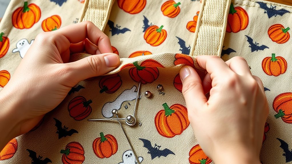 assemble and sew bag