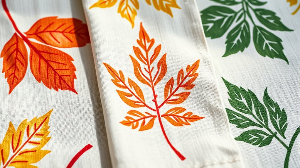 careful hand stamped towel maintenance