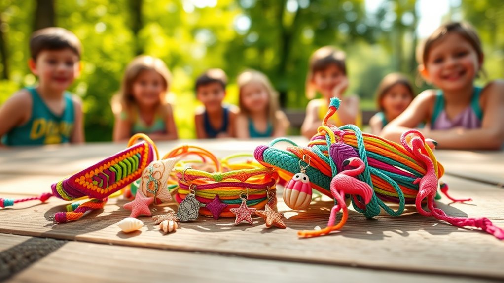 colorful themed bead accents