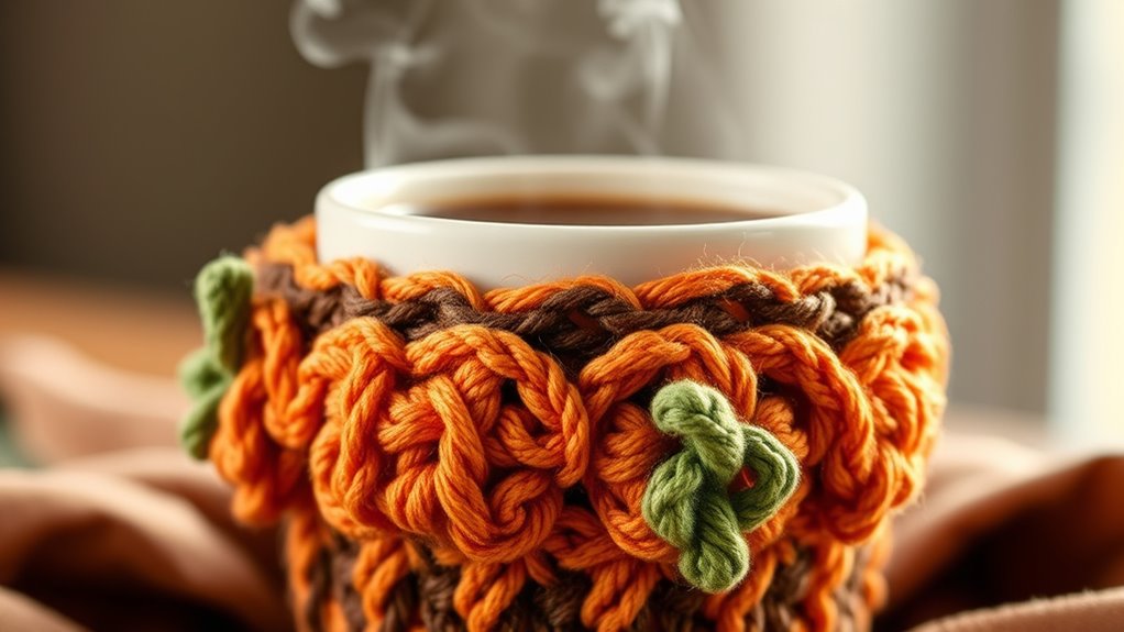 cozy pumpkin spice latte