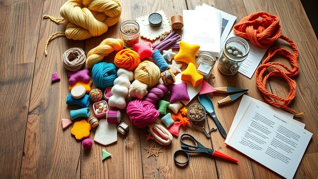 create a focused colorful workspace