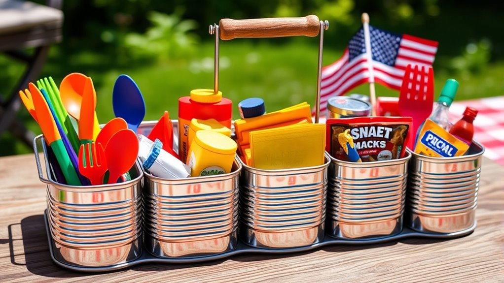 create organized storage compartments