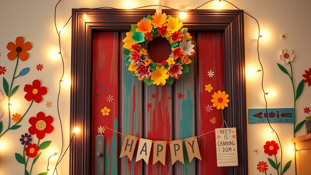 creative personalized door decor