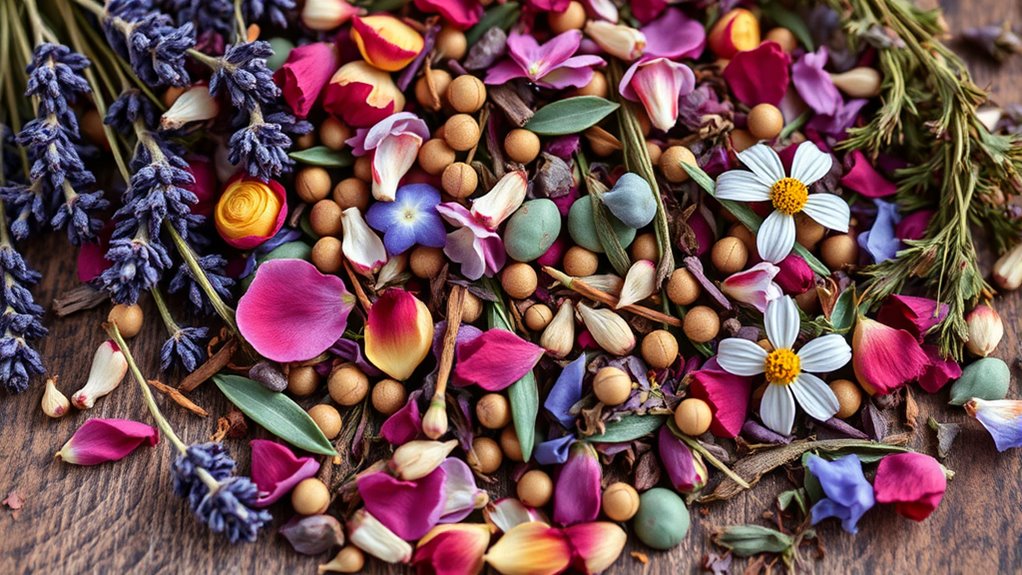 dry herbs for fragrant crafts