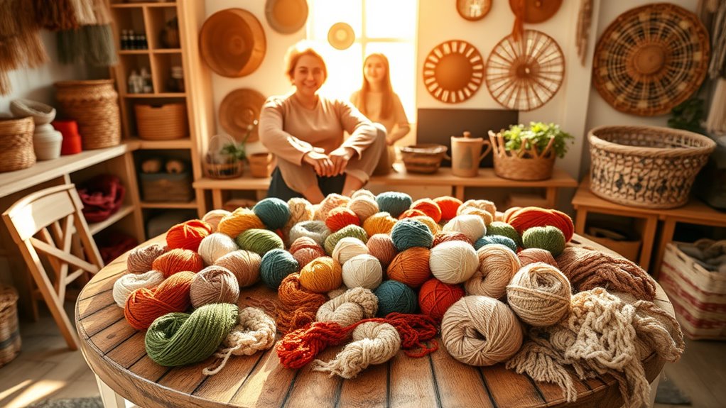 eco friendly yarn repurposing
