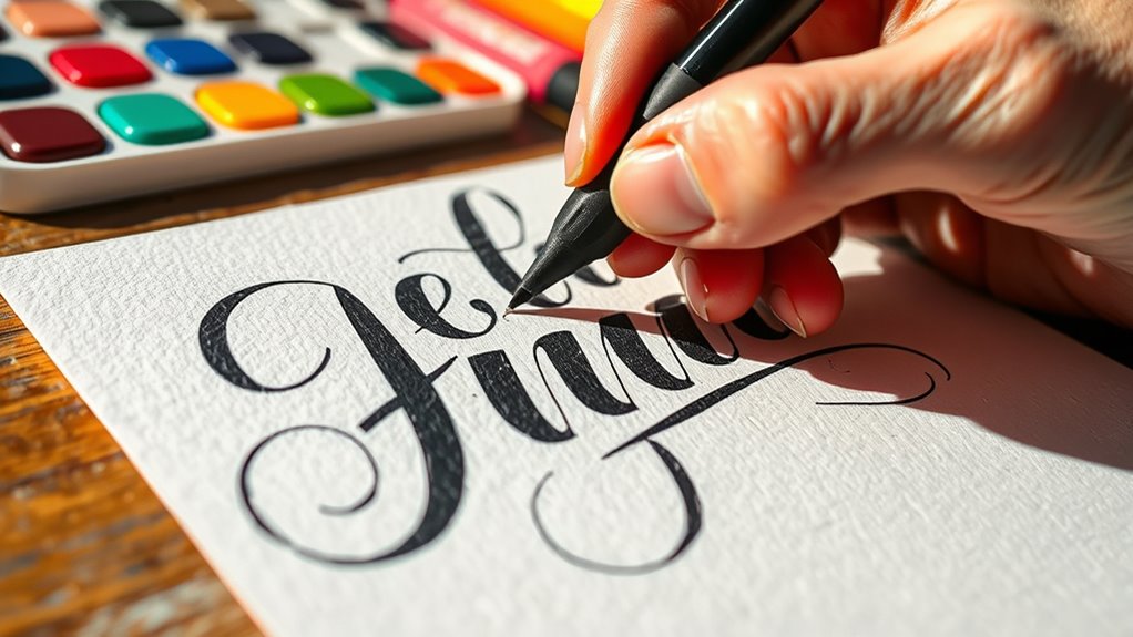 enhance letters with style