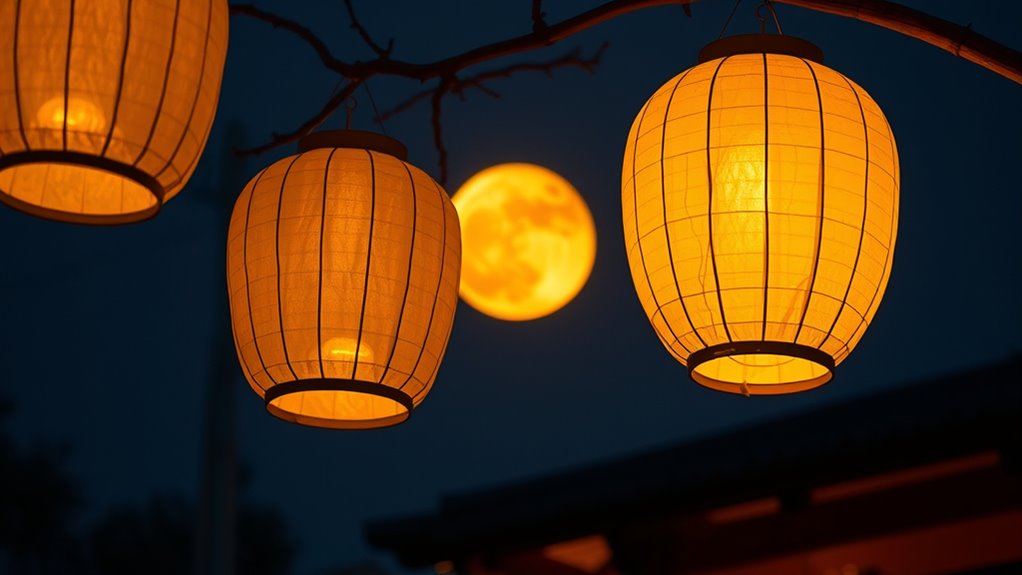 festival themed paper lanterns