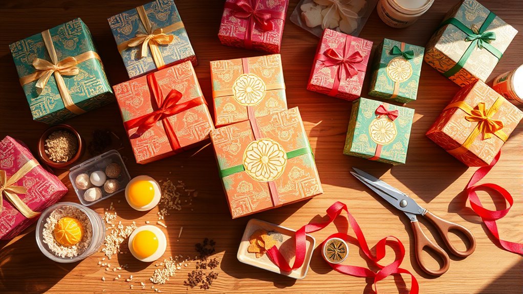 gather supplies and decorate
