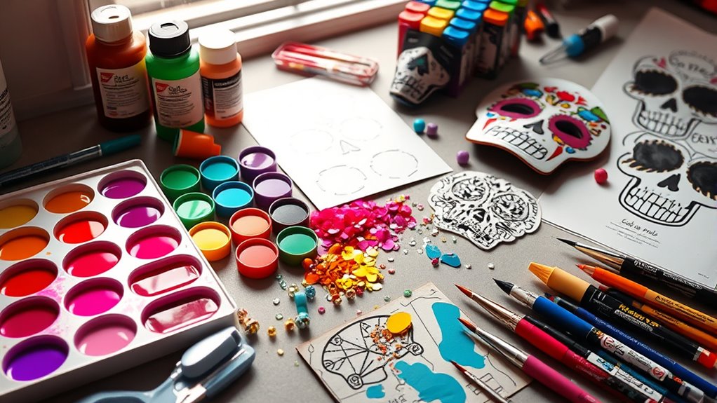 gather supplies reflecting cultural symbolism