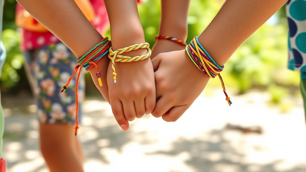group unity through personalized bracelets