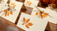 handmade thanksgiving place cards