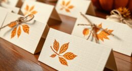 handmade thanksgiving place cards