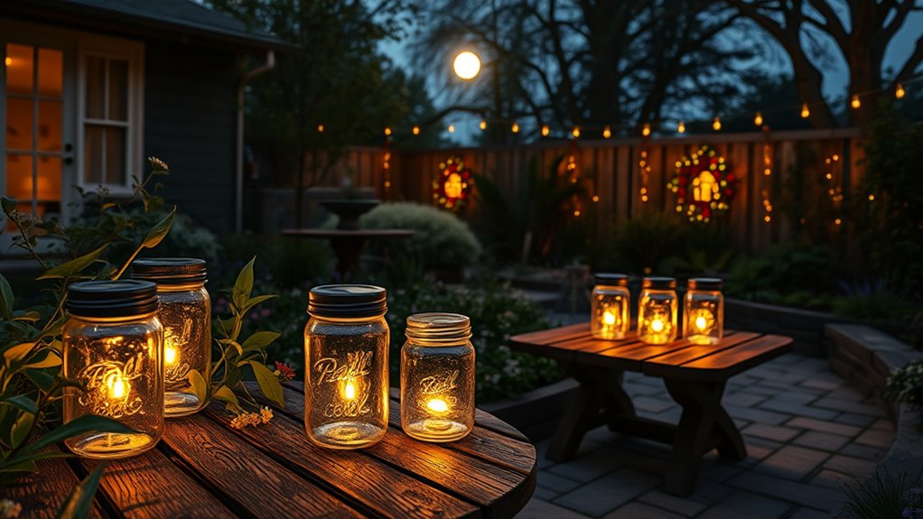 lanterns illuminate outdoor spaces
