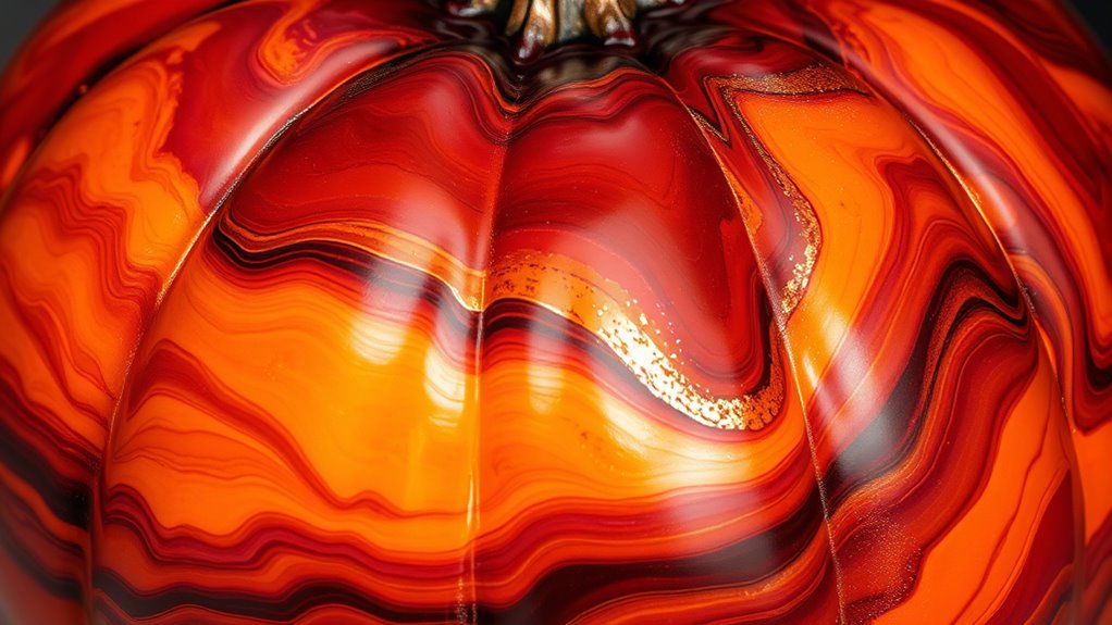 layered color textured depth