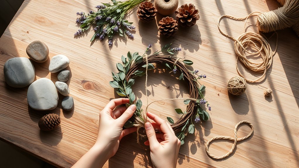 natural materials promote calm