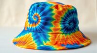 no sew tie dye hat