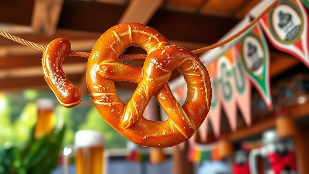 oktoberfest pretzel string garland