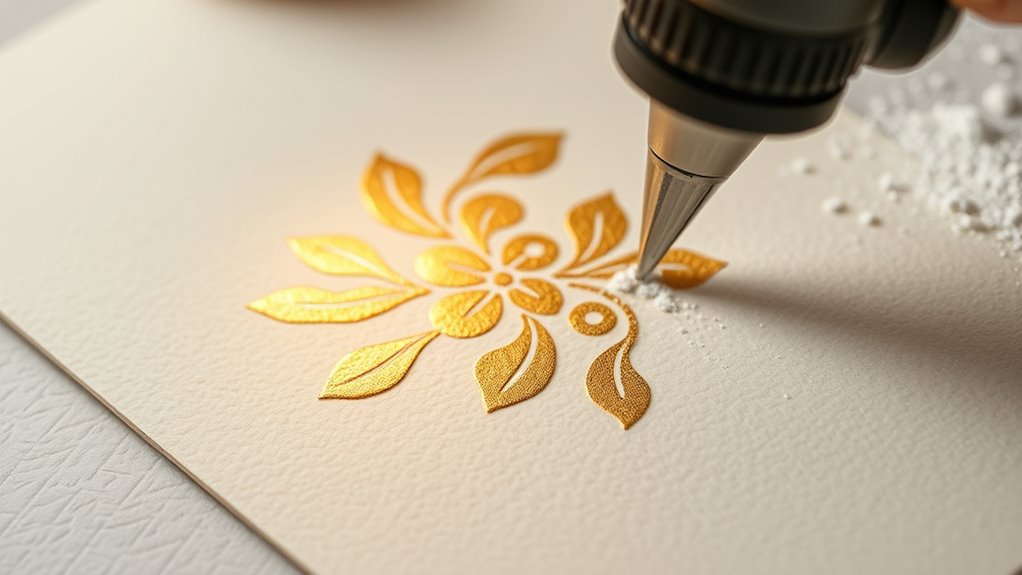 perfectly aligned crisp stamped images