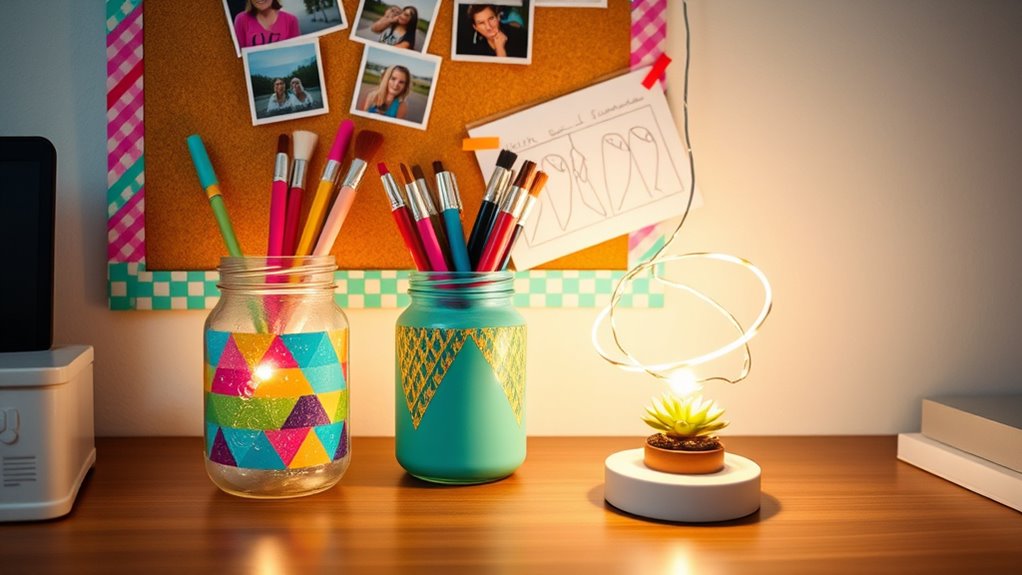 personalized functional desk organization