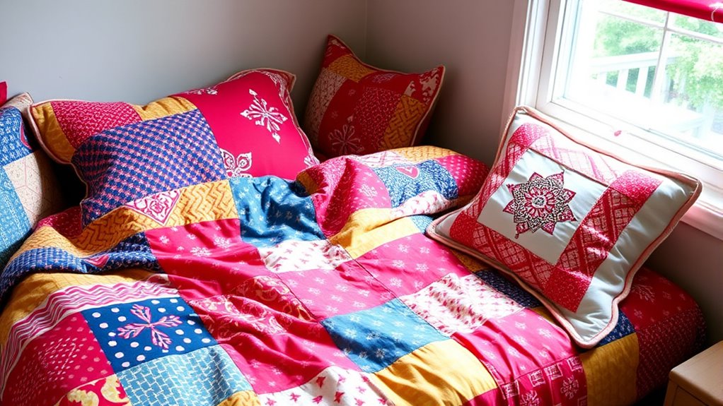 personalized handmade dorm textiles