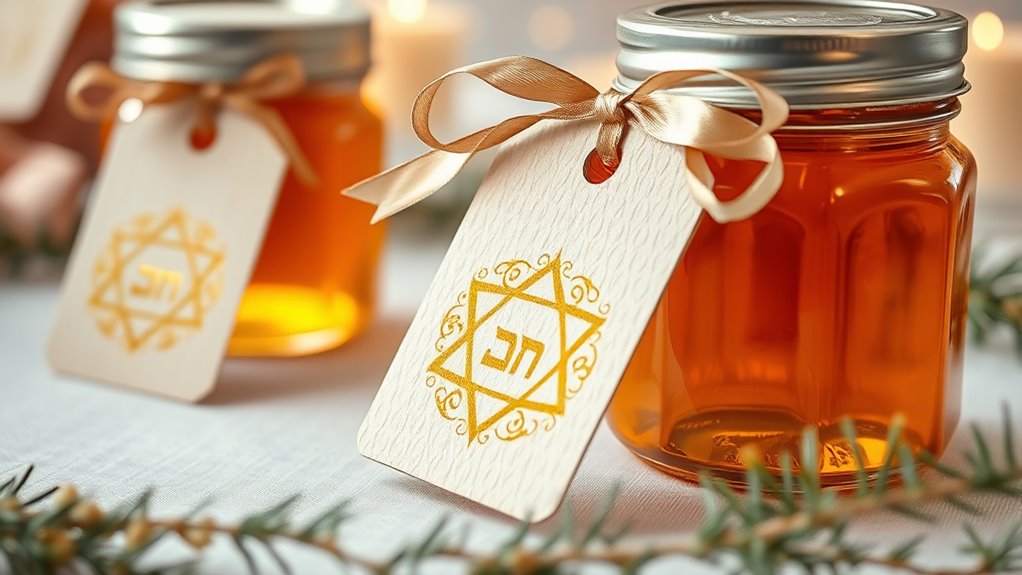 personalized honey jar decorations