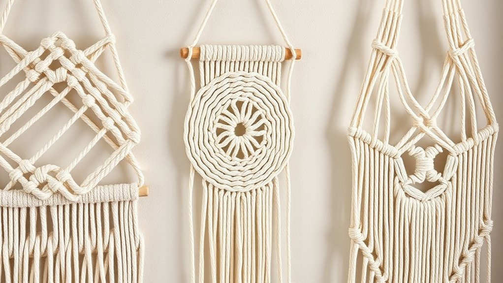 personalized modern macram art