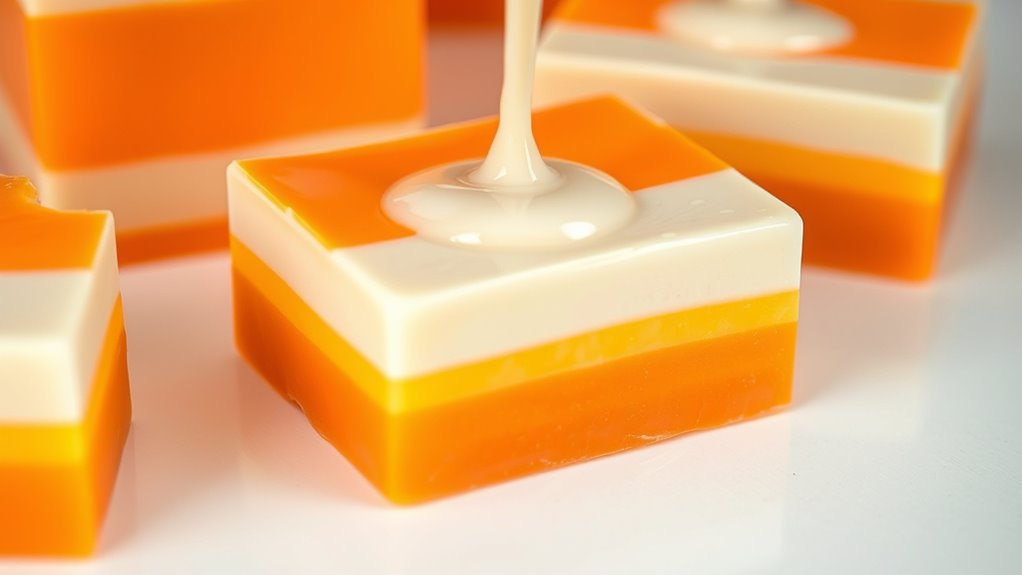 pour carefully layer patiently