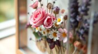 pressed flowers in art