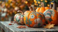 pumpkin decoupage craft celebration