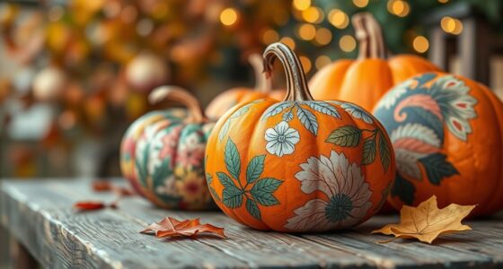 pumpkin decoupage craft celebration