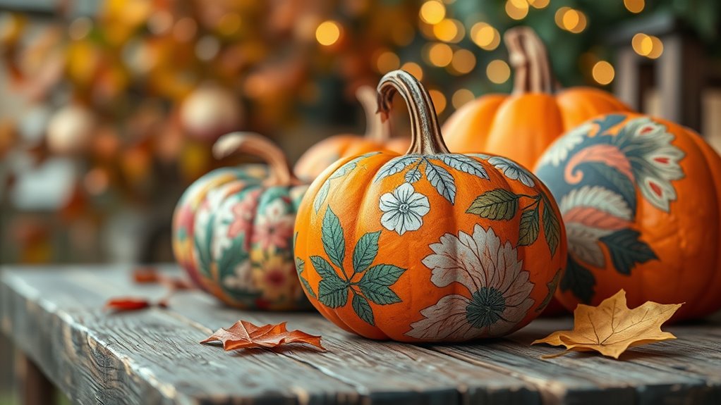 pumpkin decoupage craft celebration