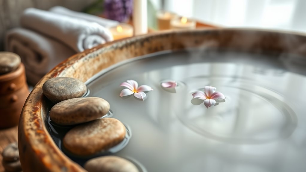 relaxing foot care routine