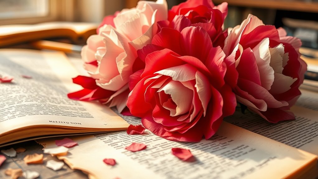 repurpose pages into flowers