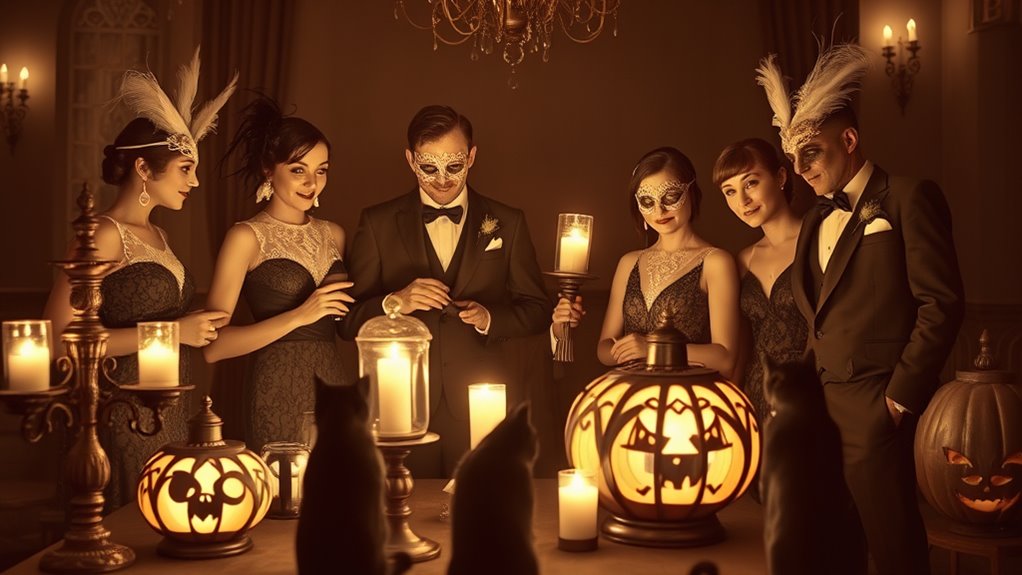 retro halloween party ideas