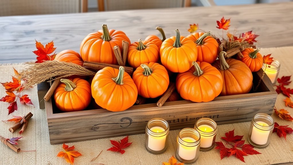 rustic autumn centerpiece ideas