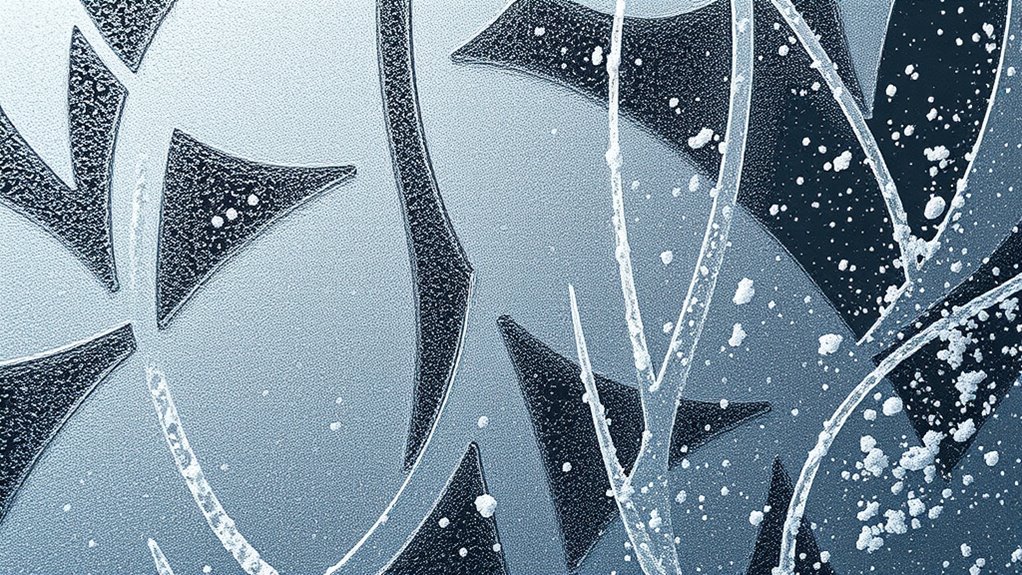 salt or sandblasting etching