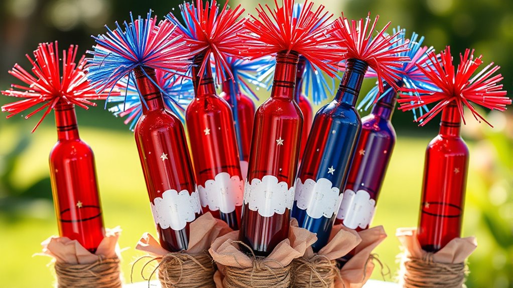 secure colorful stable fireworks