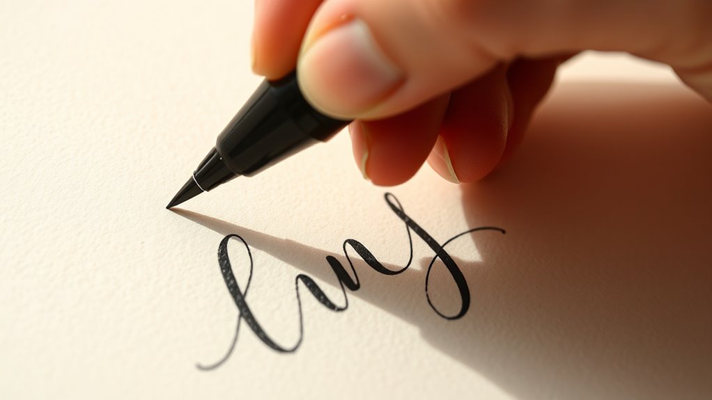 select suitable calligraphy tools