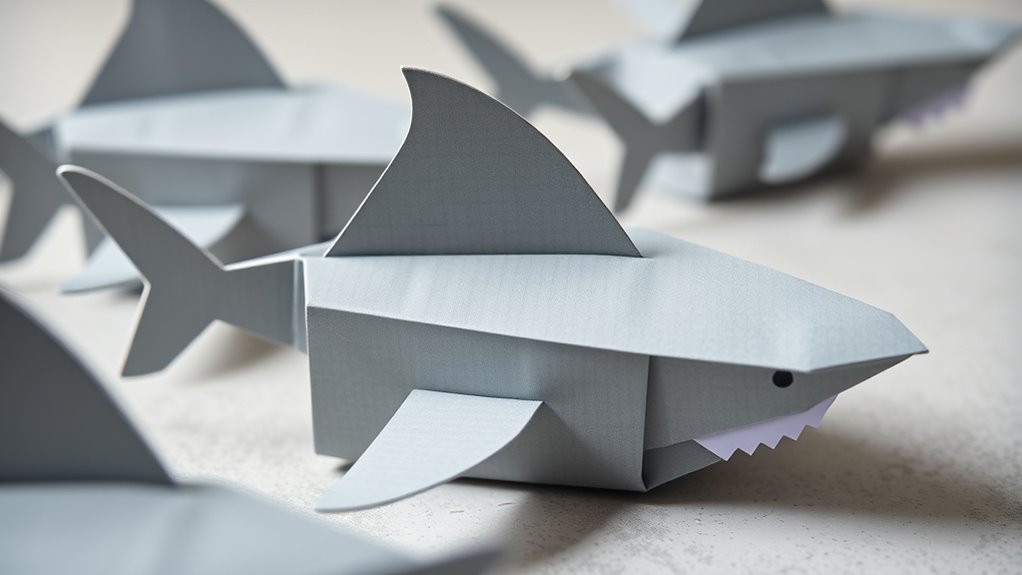 shape fins and tail