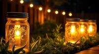 solar mason jar lanterns