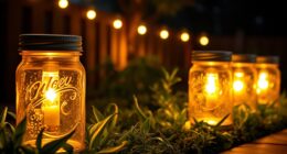 solar mason jar lanterns