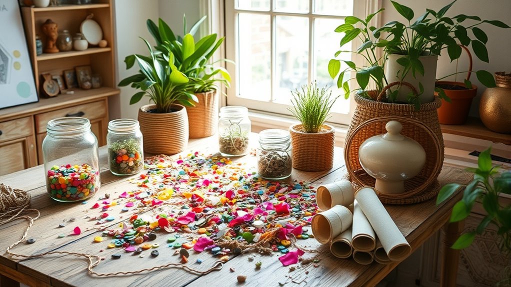 sustainable zero waste crafting