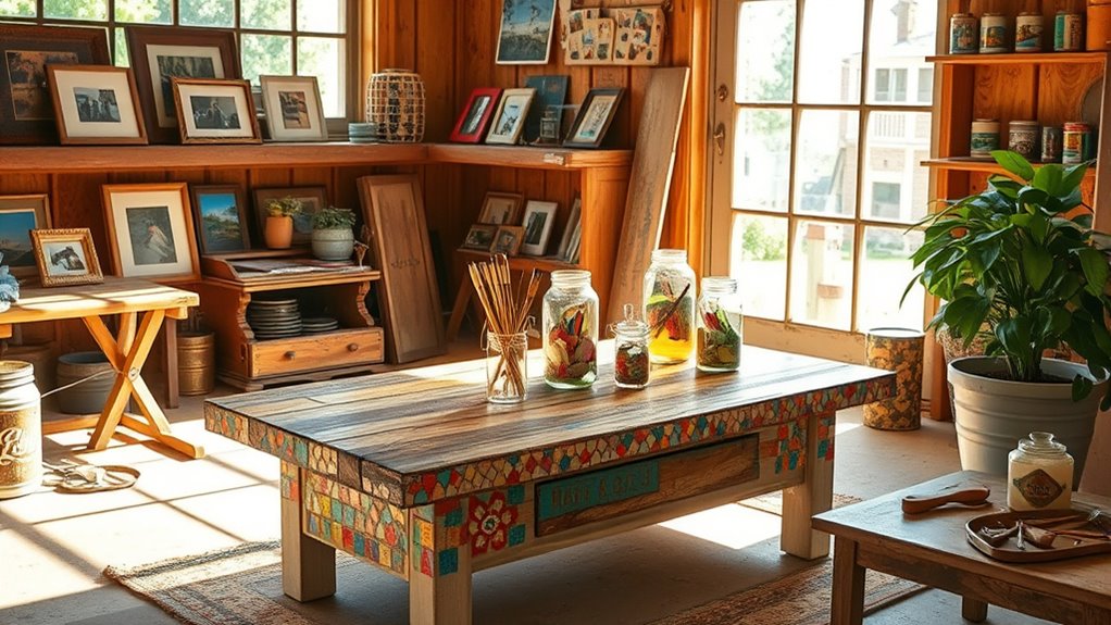 thrifted finds upcycled decor